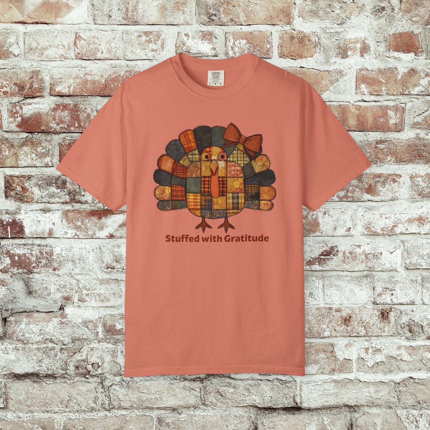 Thanksgiving Turkey Patchwork Unisex T-shirt