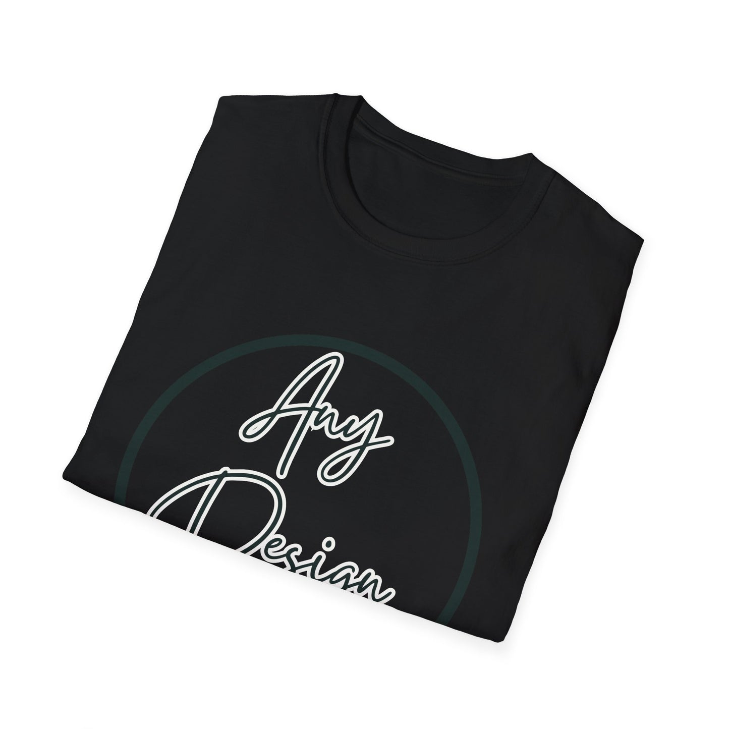 Customizable Unisex Soft-Style Graphic T-Shirt