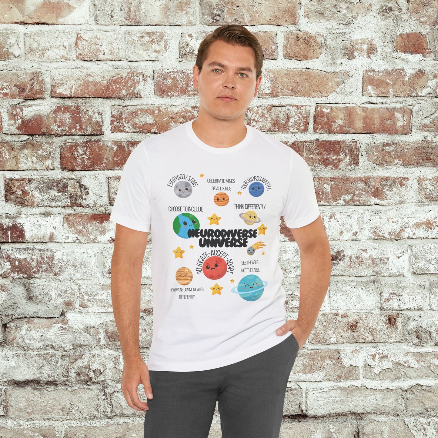 Neurodiverse Universe Shirt | Autism Acceptance Shirt | Mental Health Awareness | Choose to Include Tee
