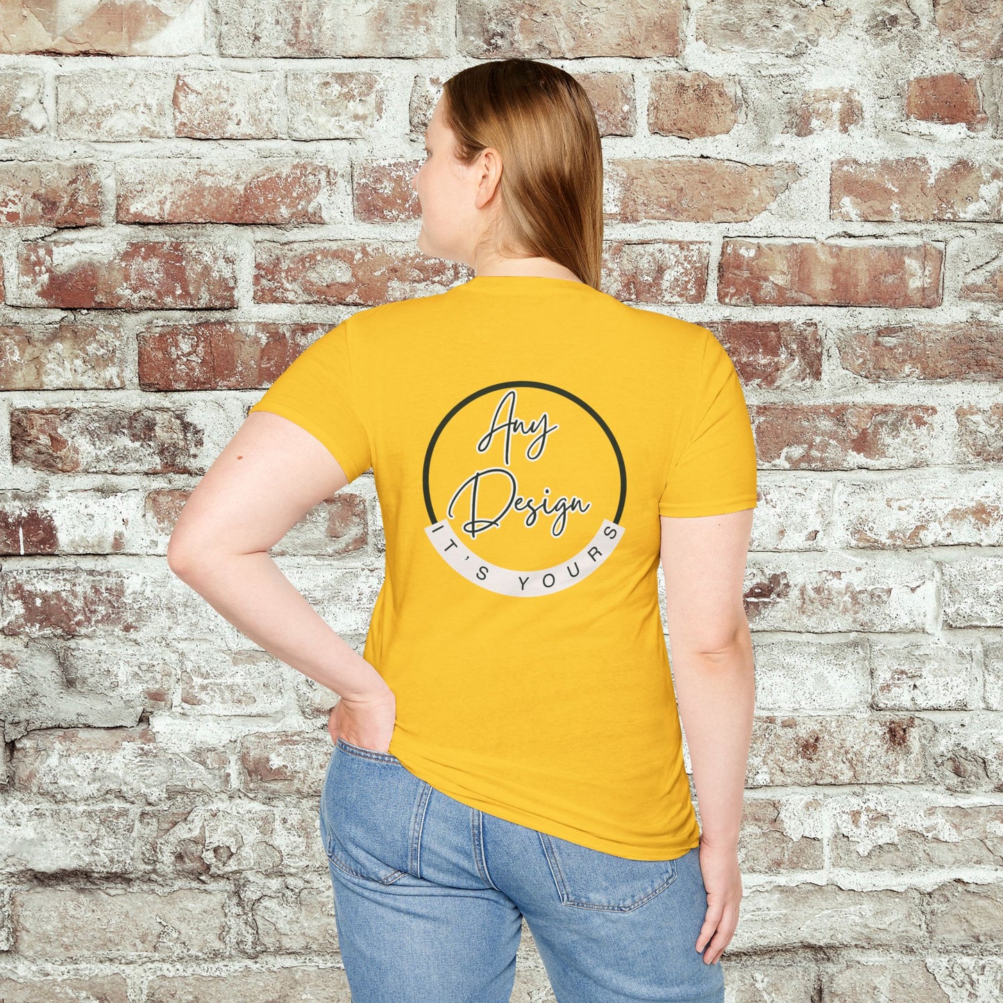 Two Areas- Personalized Unisex Softstyle T-Shirt