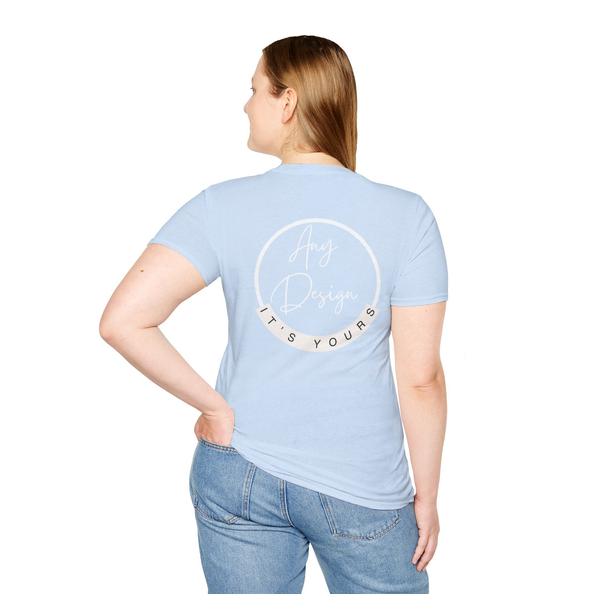 Personalizable Unisex Softstyle T-Shirt- Back Print Only!