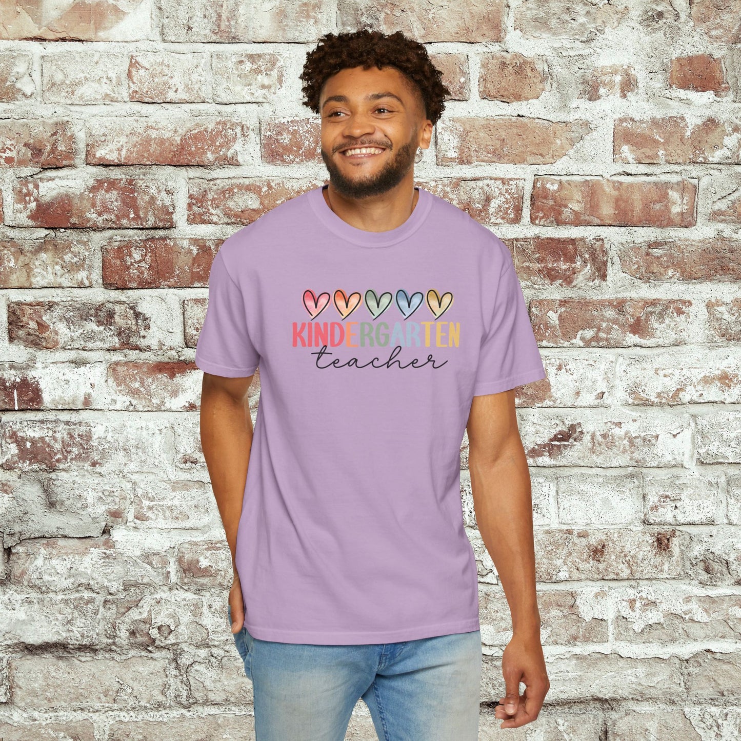 Kindergarten Teacher Comfort Colors Unisex Shirt