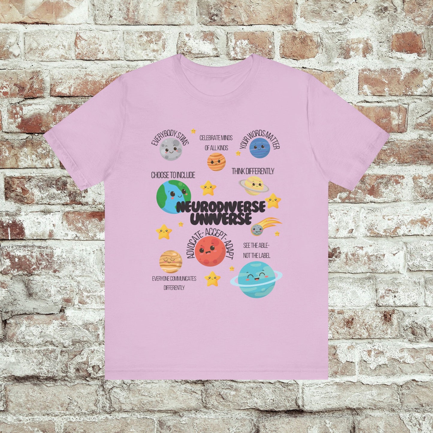 Neurodiverse Universe Shirt | Autism Acceptance Shirt | Mental Health Awareness | Choose to Include Tee