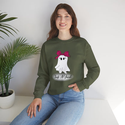 Just A Ghoul Ghost Crewneck Sweatshirt