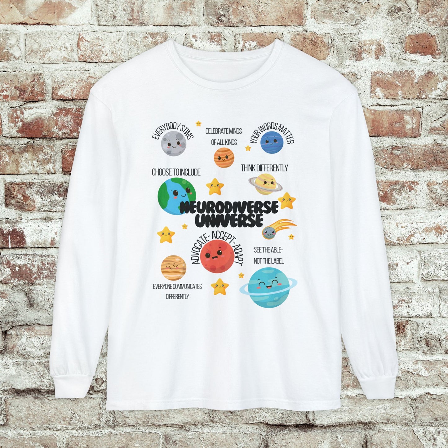Neurodiverse Universe Long Sleeve Tee