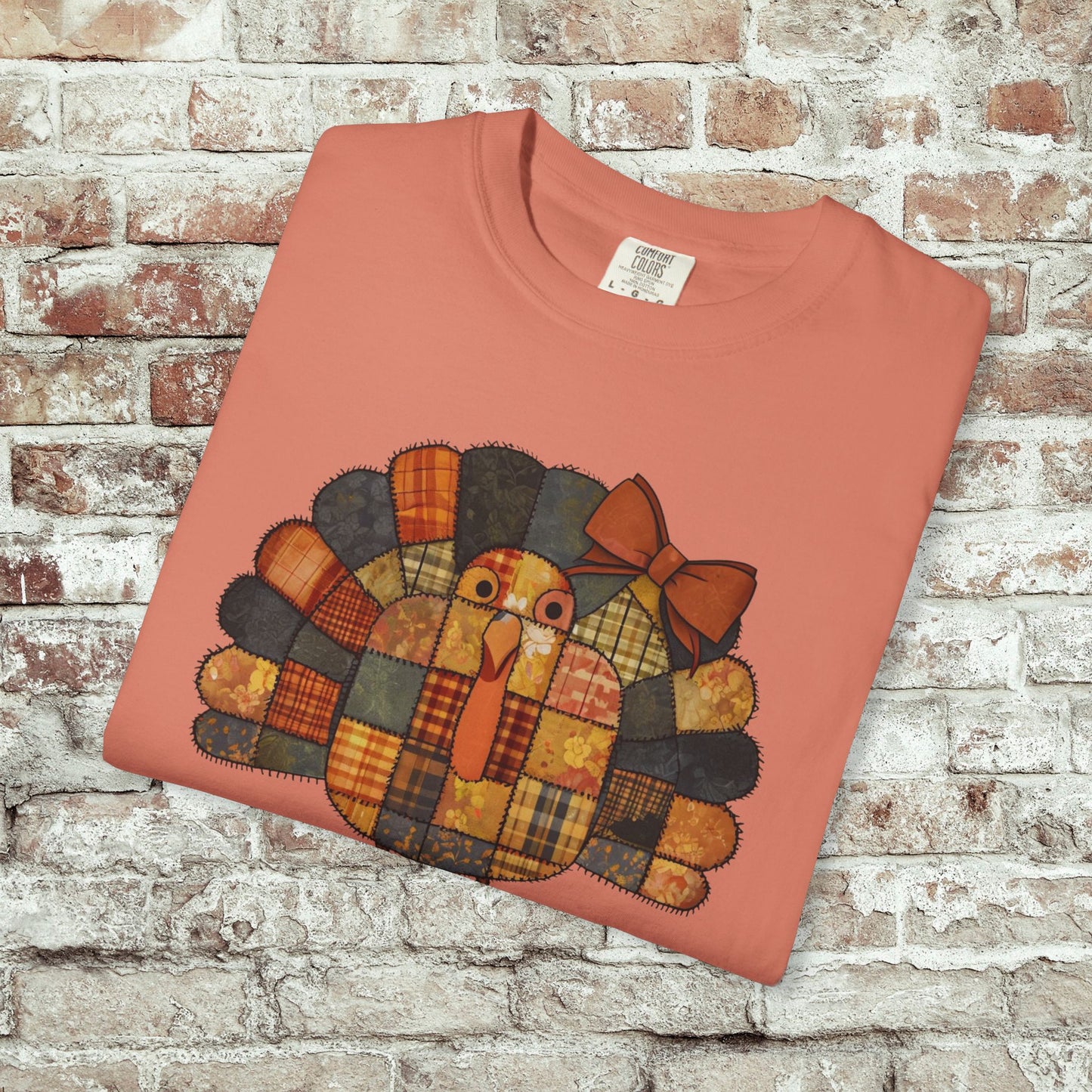 Thanksgiving Turkey Patchwork Unisex T-shirt