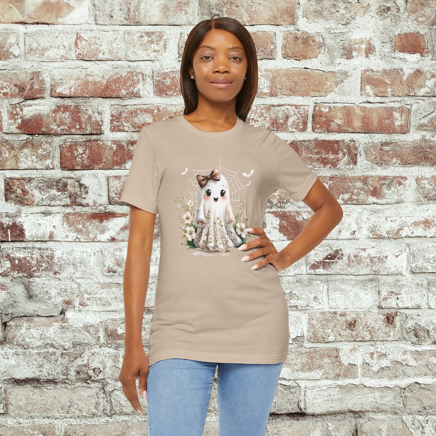 Sweet Spooky Ghost Floral Tee