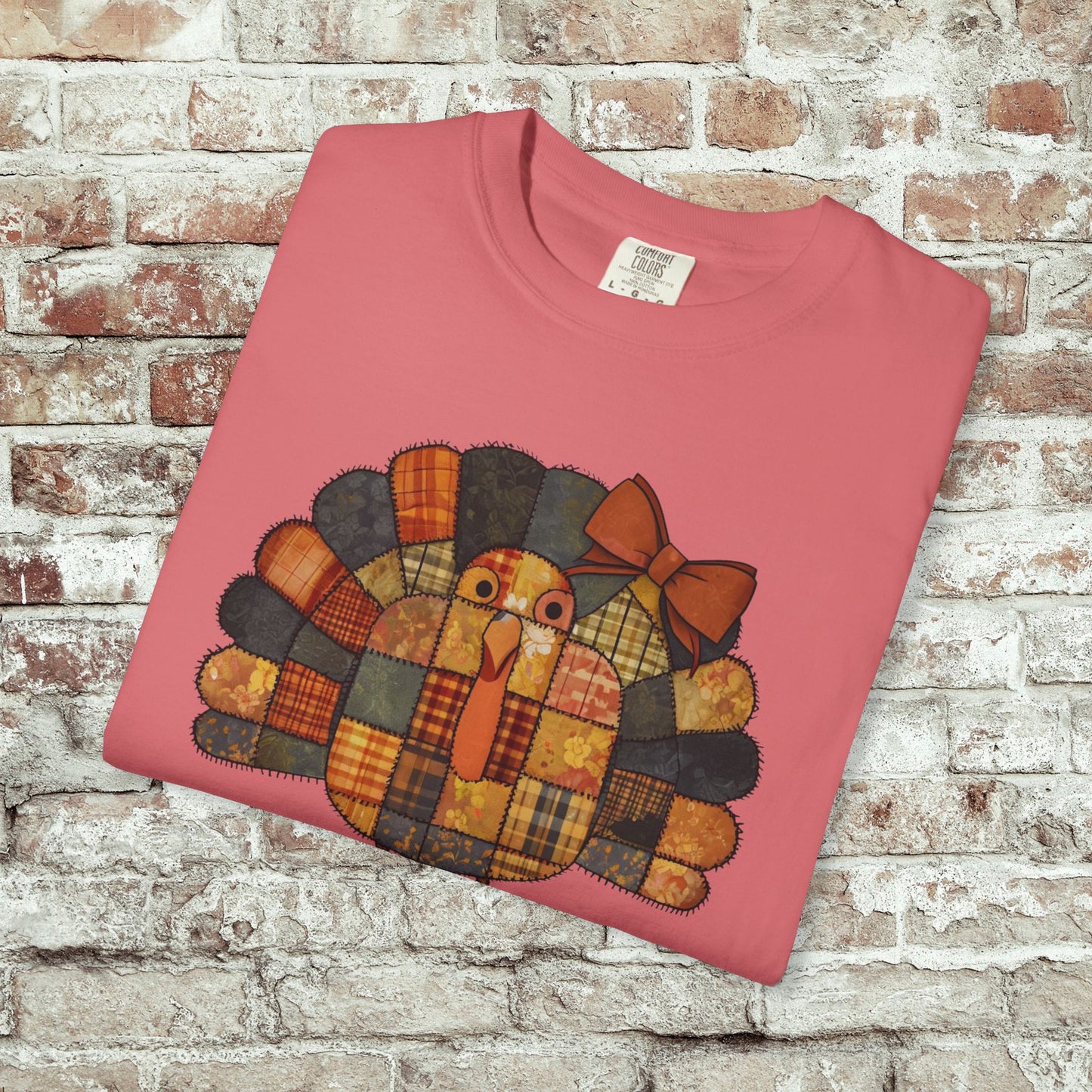 Thanksgiving Turkey Patchwork Unisex T-shirt