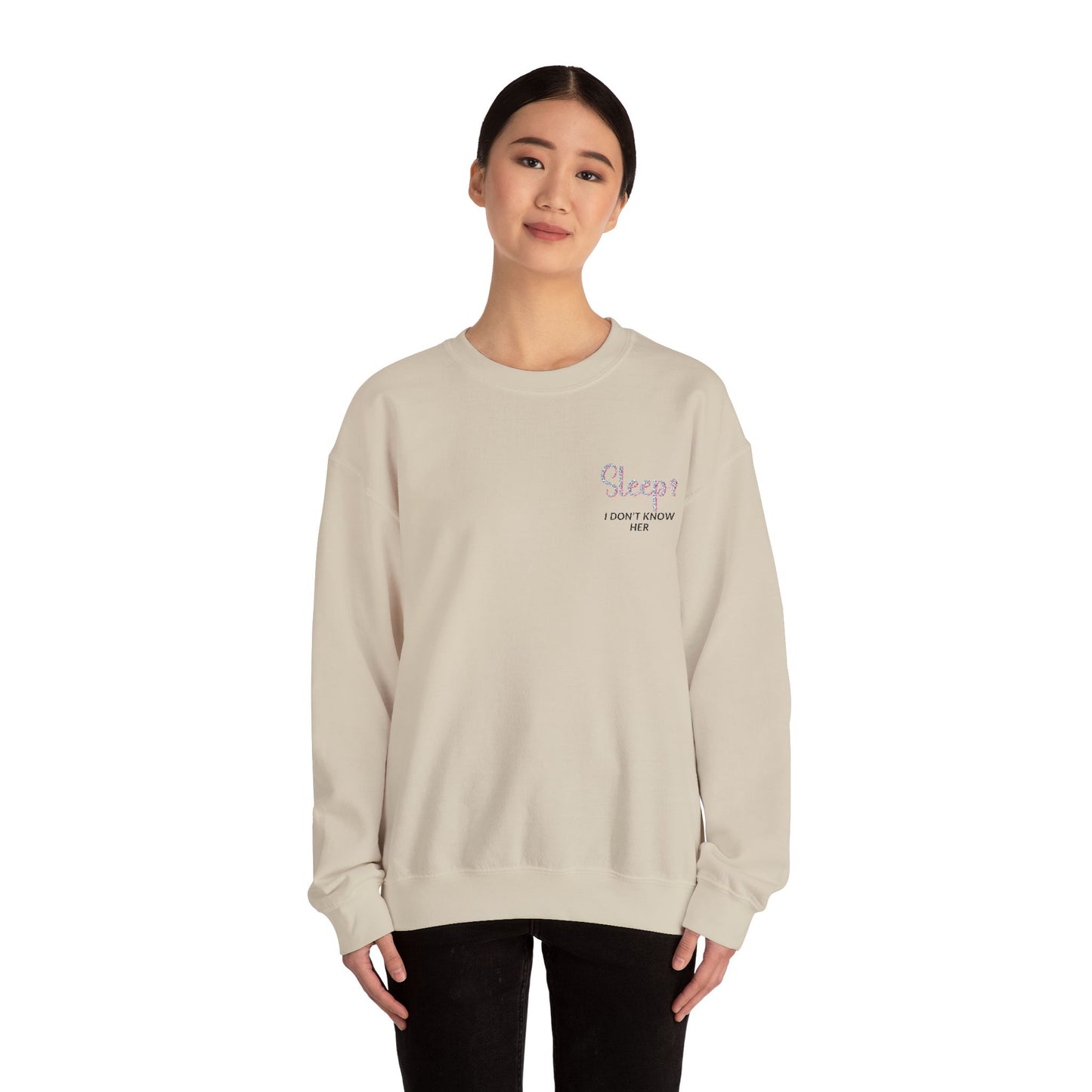 Embroidered Funny Tired Mom Sweatshirt