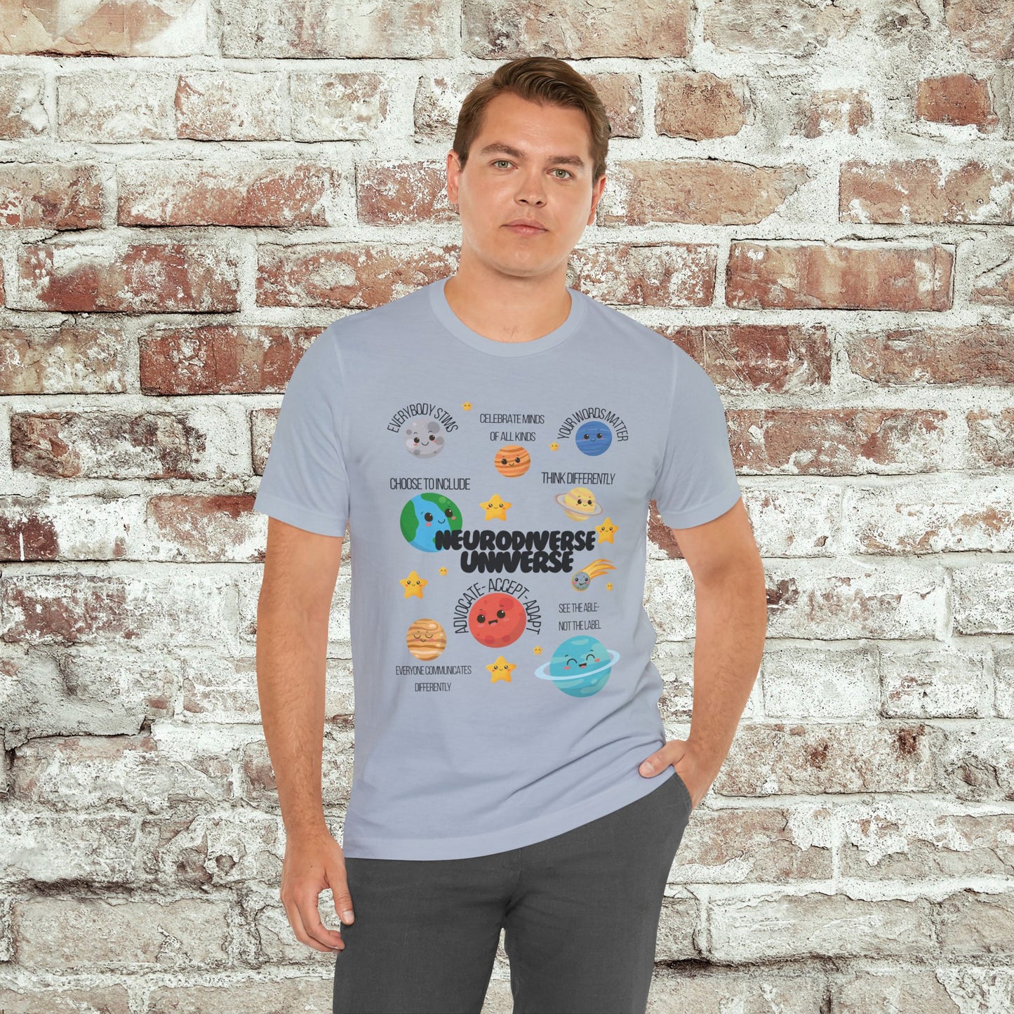 Neurodiverse Universe Shirt | Autism Acceptance Shirt | Mental Health Awareness | Choose to Include Tee