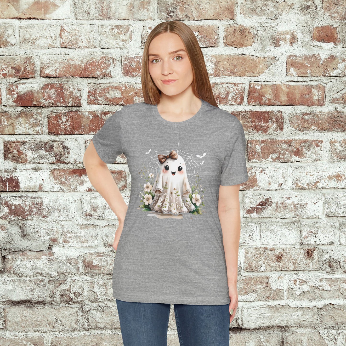 Sweet Spooky Ghost Floral Tee