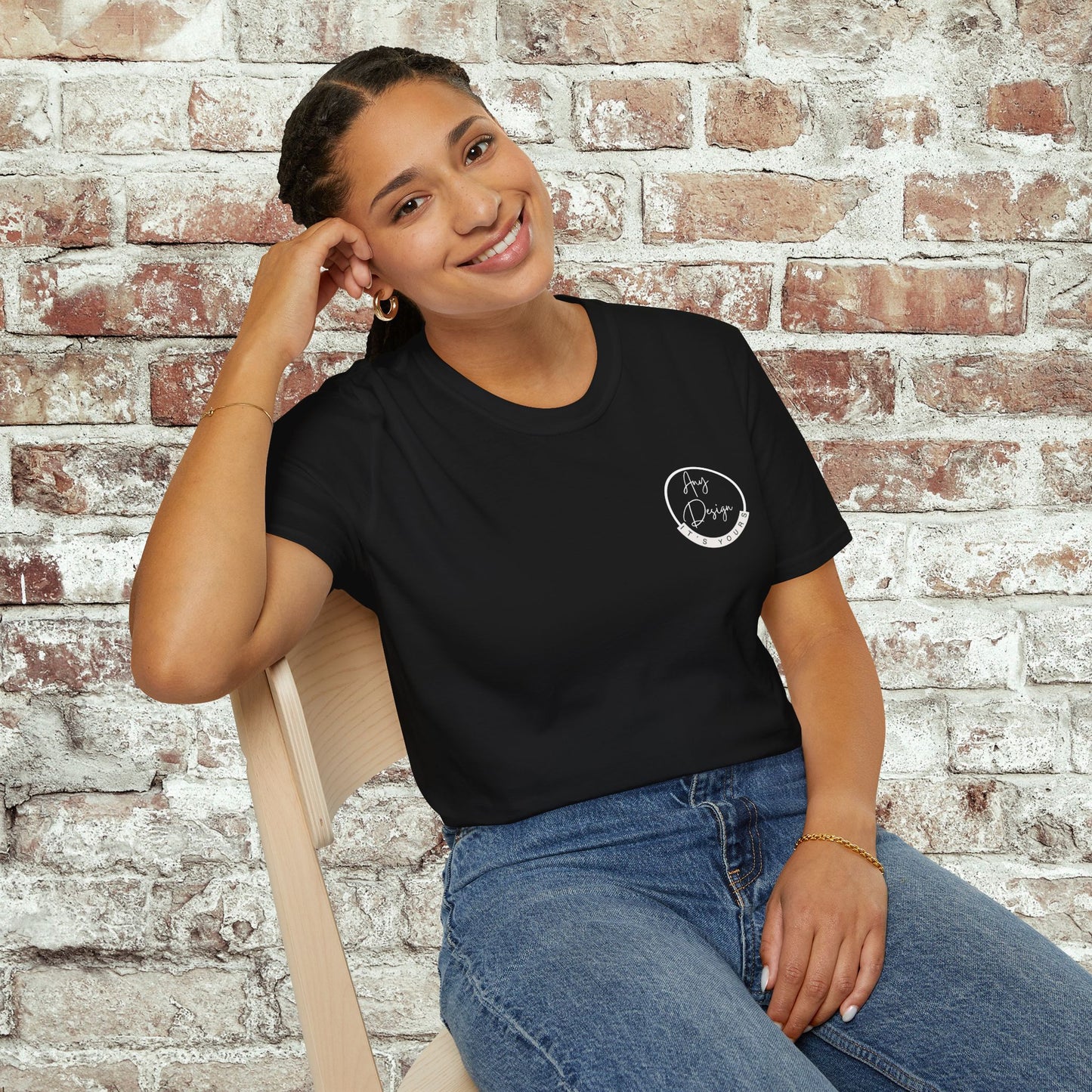 Two Areas- Personalized Unisex Softstyle T-Shirt