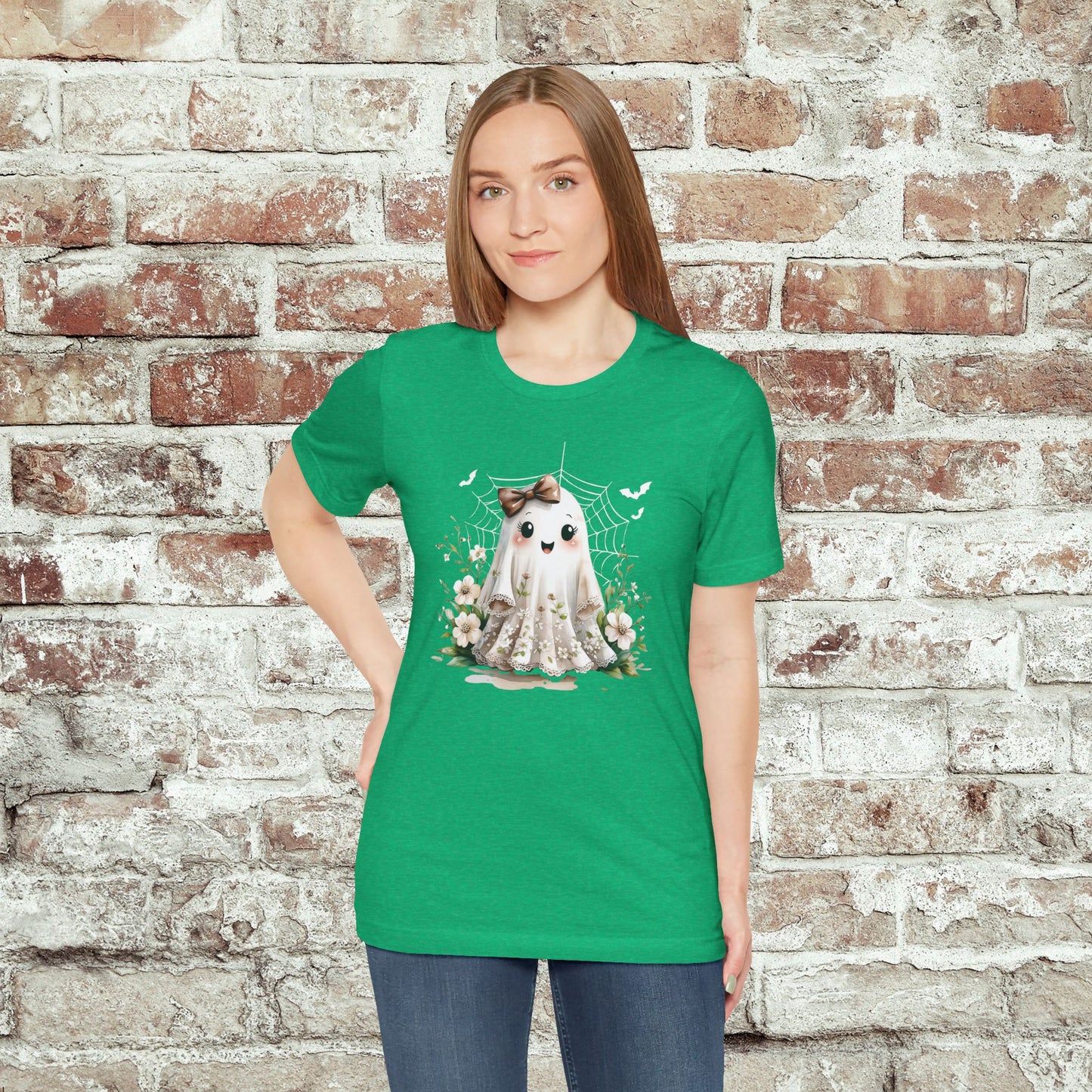 Sweet Spooky Ghost Floral Tee