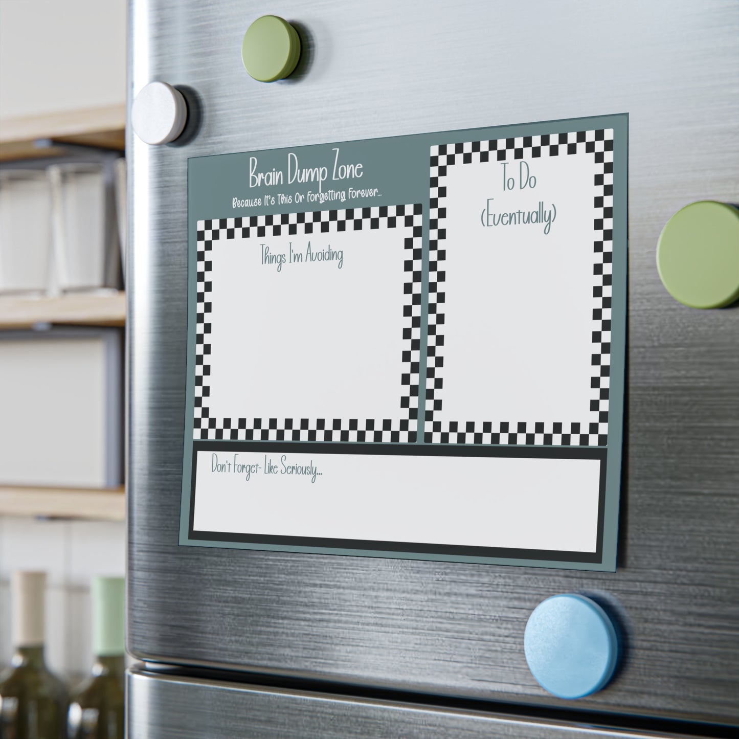 Checkered Post-it® Note Pads