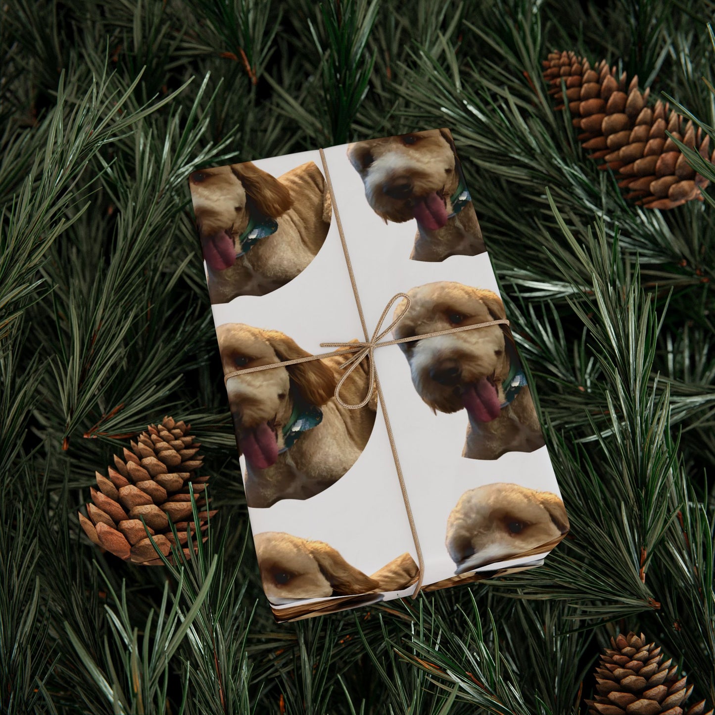 Custom Pet Photo Wrapping Paper with Your Cat, Dog, Hamster, Bird, etc.