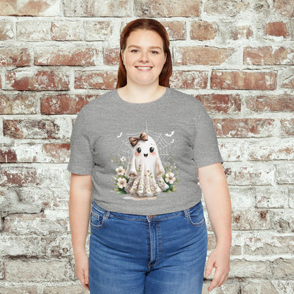 Sweet Spooky Ghost Floral Tee