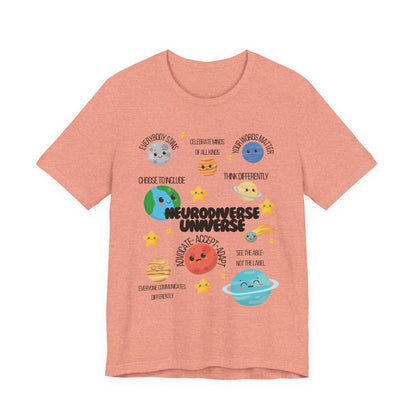 Neurodiverse Universe Shirt | Autism Acceptance Shirt | Mental Health Awareness | Choose to Include Tee