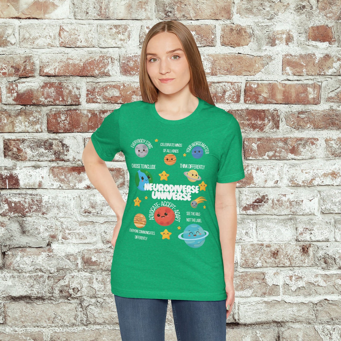 Neurodiverse Universe Shirt | Autism Acceptance Shirt | Mental Health Awareness | Choose to Include Tee