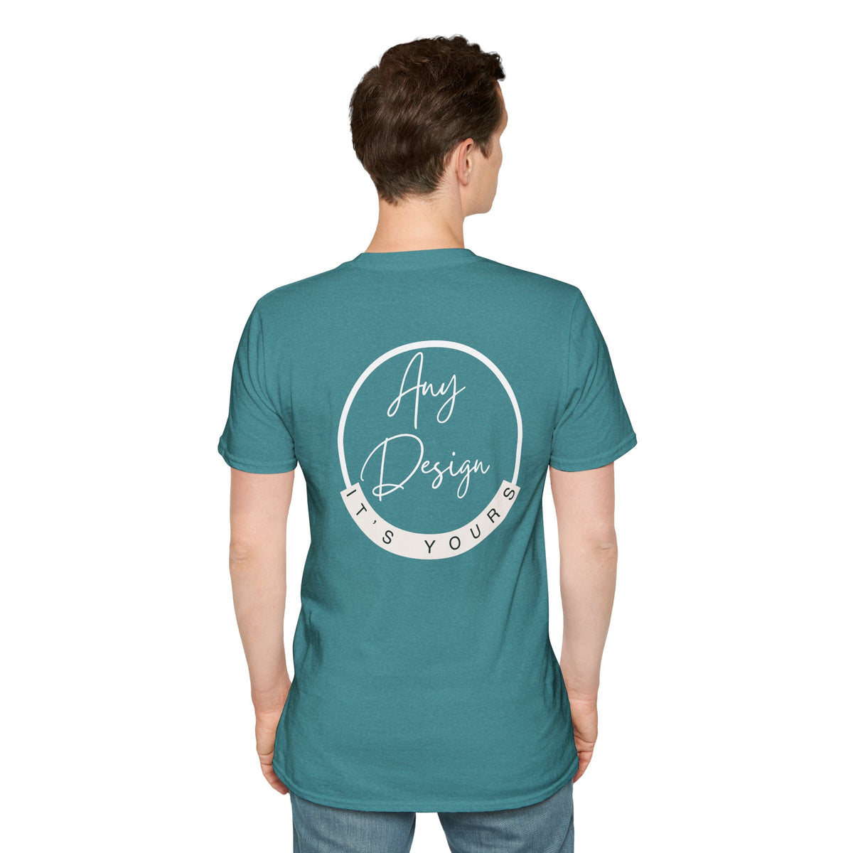 Personalizable Unisex Softstyle T-Shirt- Back Print Only!