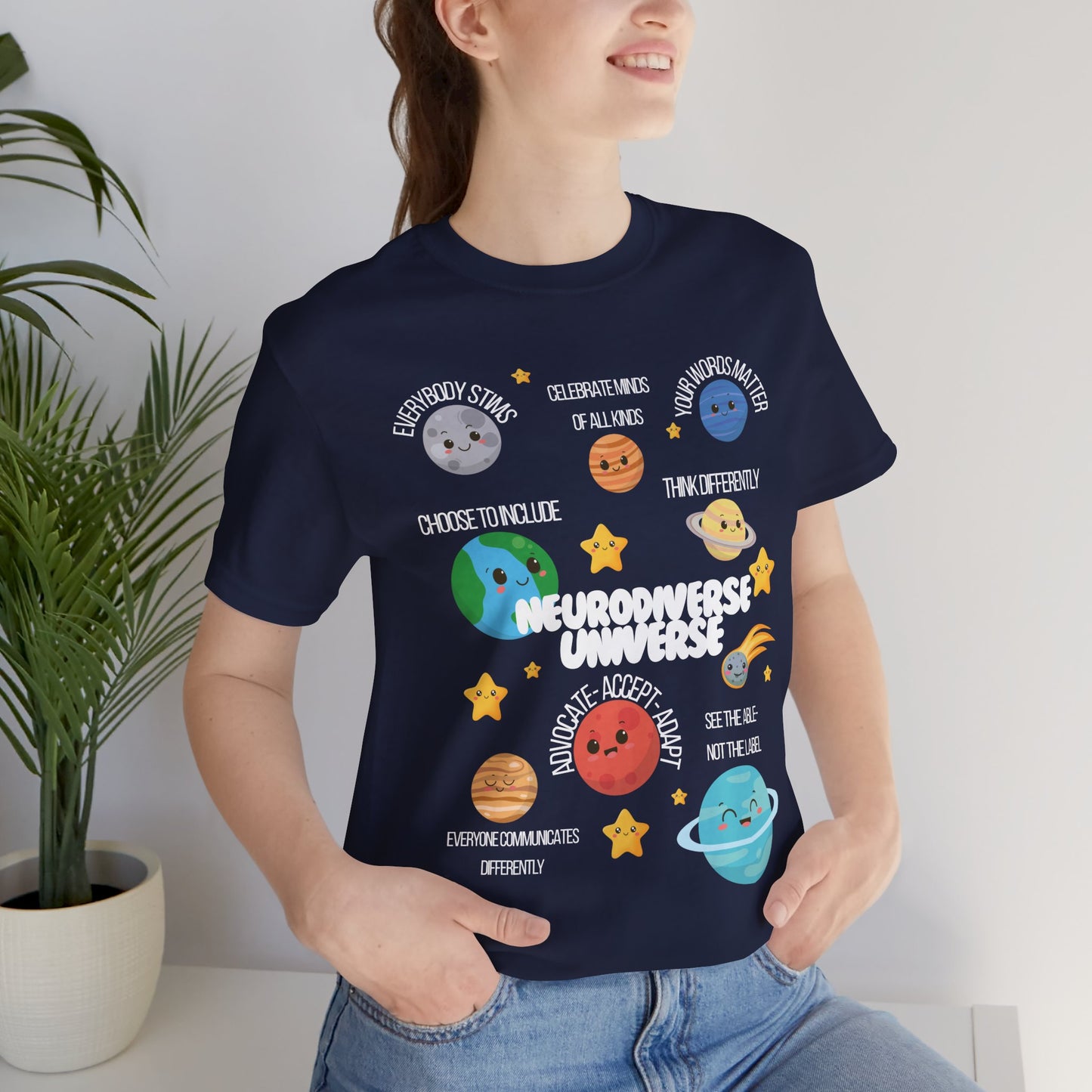 Neurodiverse Universe Shirt | Autism Acceptance Shirt | Mental Health Awareness | Choose to Include Tee