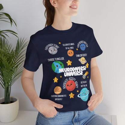 Neurodiverse Universe Shirt | Autism Acceptance Shirt | Mental Health Awareness | Choose to Include Tee