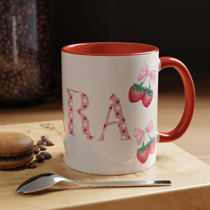 Clara Personalized Strawberry Mug