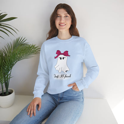 Just A Ghoul Ghost Crewneck Sweatshirt