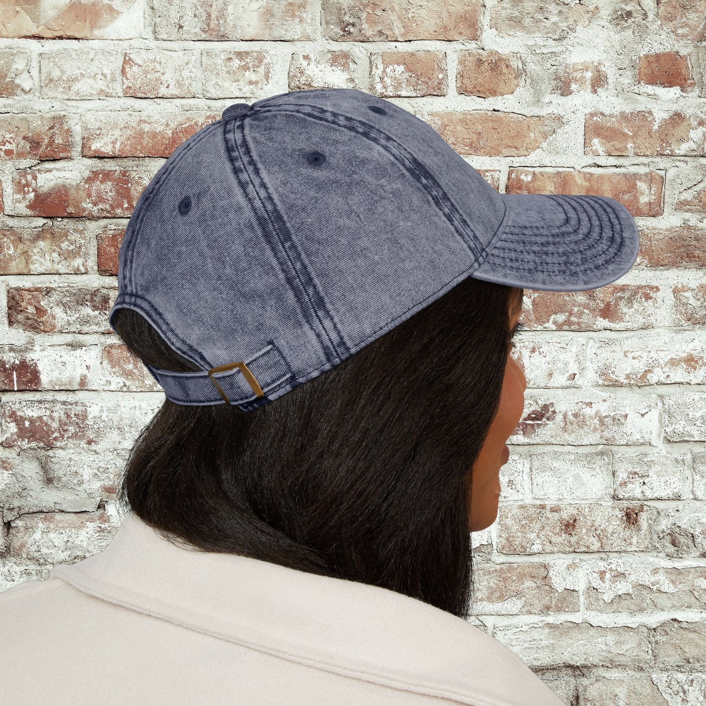 Probably Late Embroidered Distressed Hat