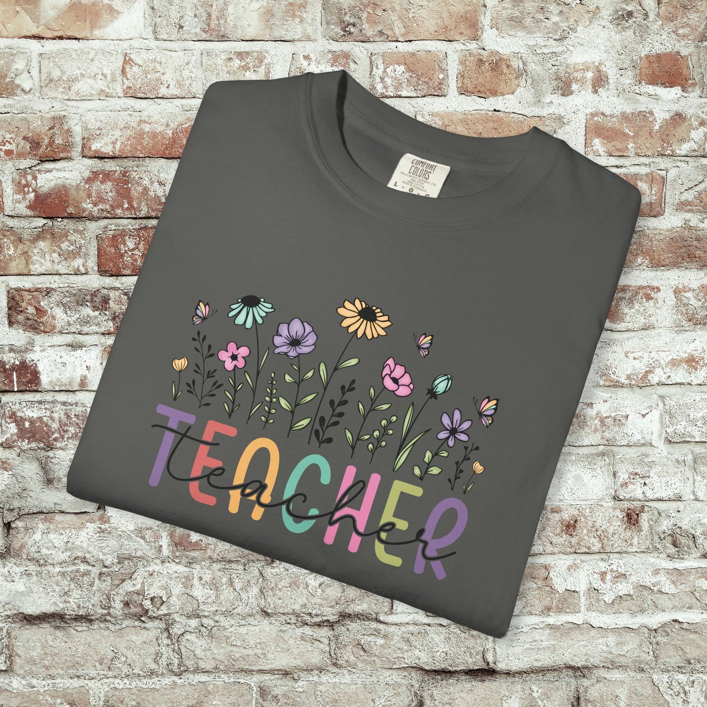 Wildflower Teacher Comfort Colors T-Shirt
