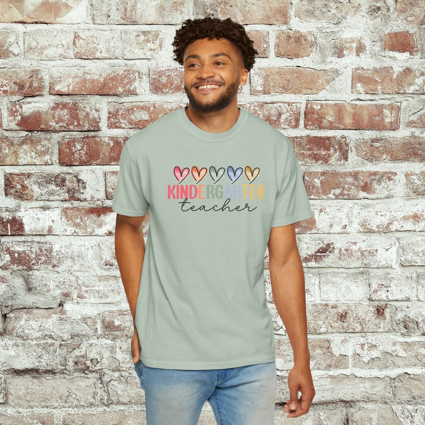 Kindergarten Teacher Comfort Colors Unisex Shirt