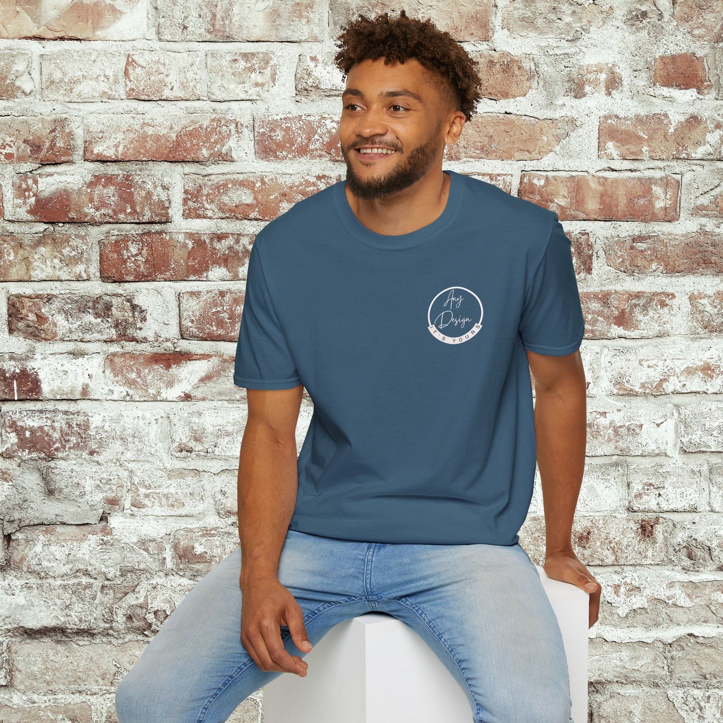 Two Areas- Personalized Unisex Softstyle T-Shirt
