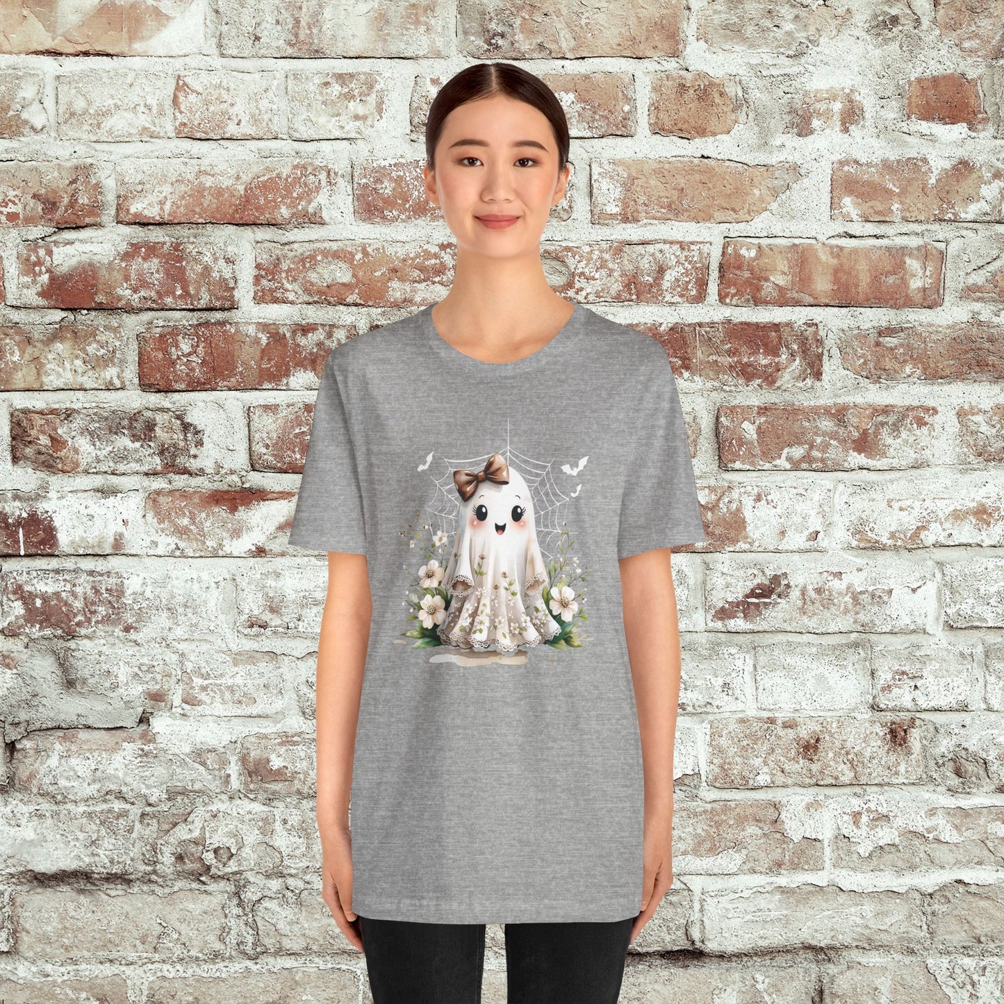 Sweet Spooky Ghost Floral Tee