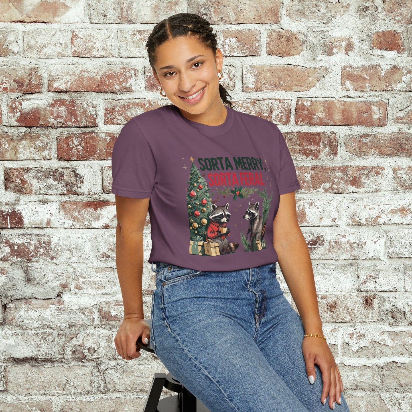 Sorta Merry, Sorta Feral Unisex T-Shirt