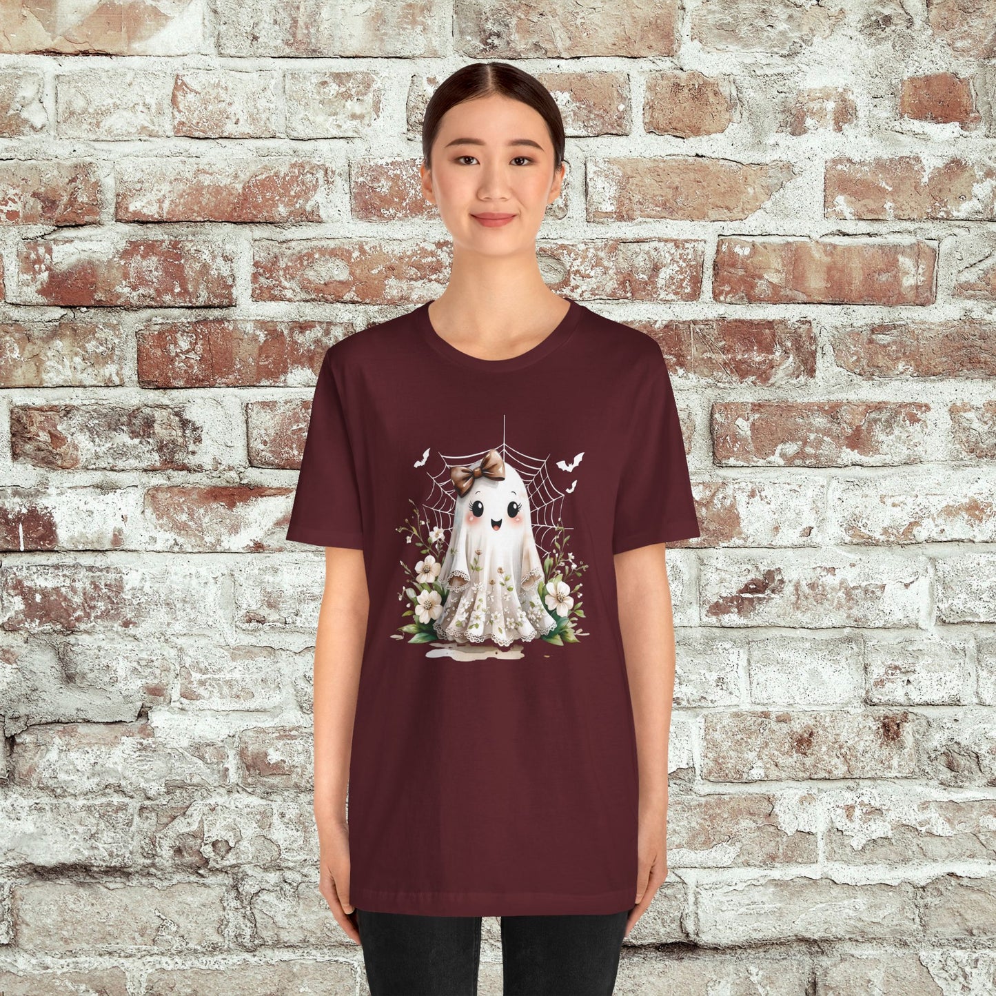 Sweet Spooky Ghost Floral Tee