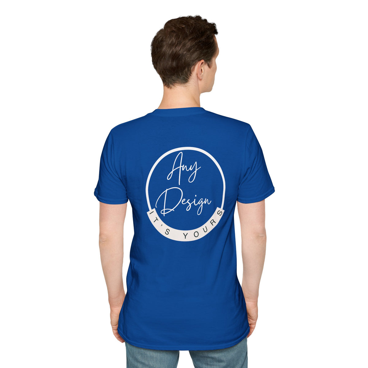 Personalizable Unisex Softstyle T-Shirt- Back Print Only!