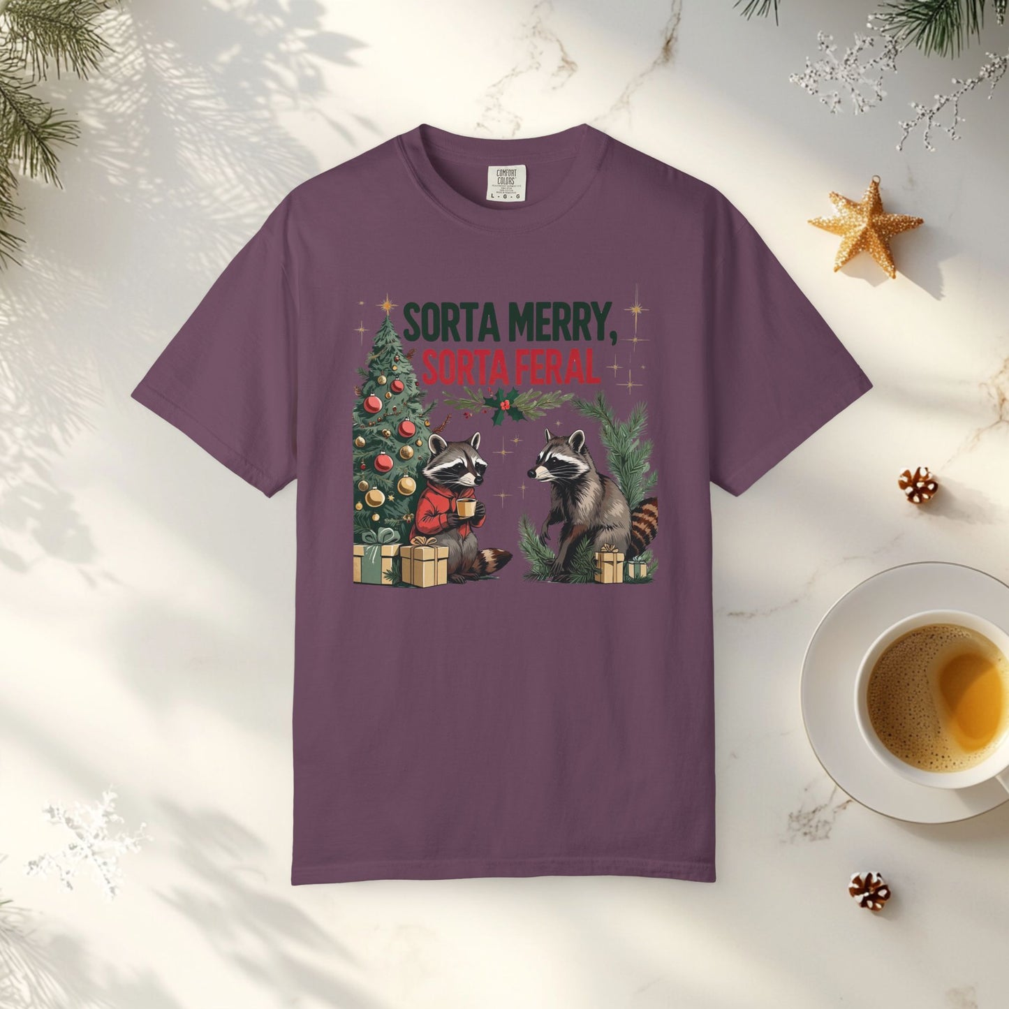 Sorta Merry, Sorta Feral Unisex T-Shirt