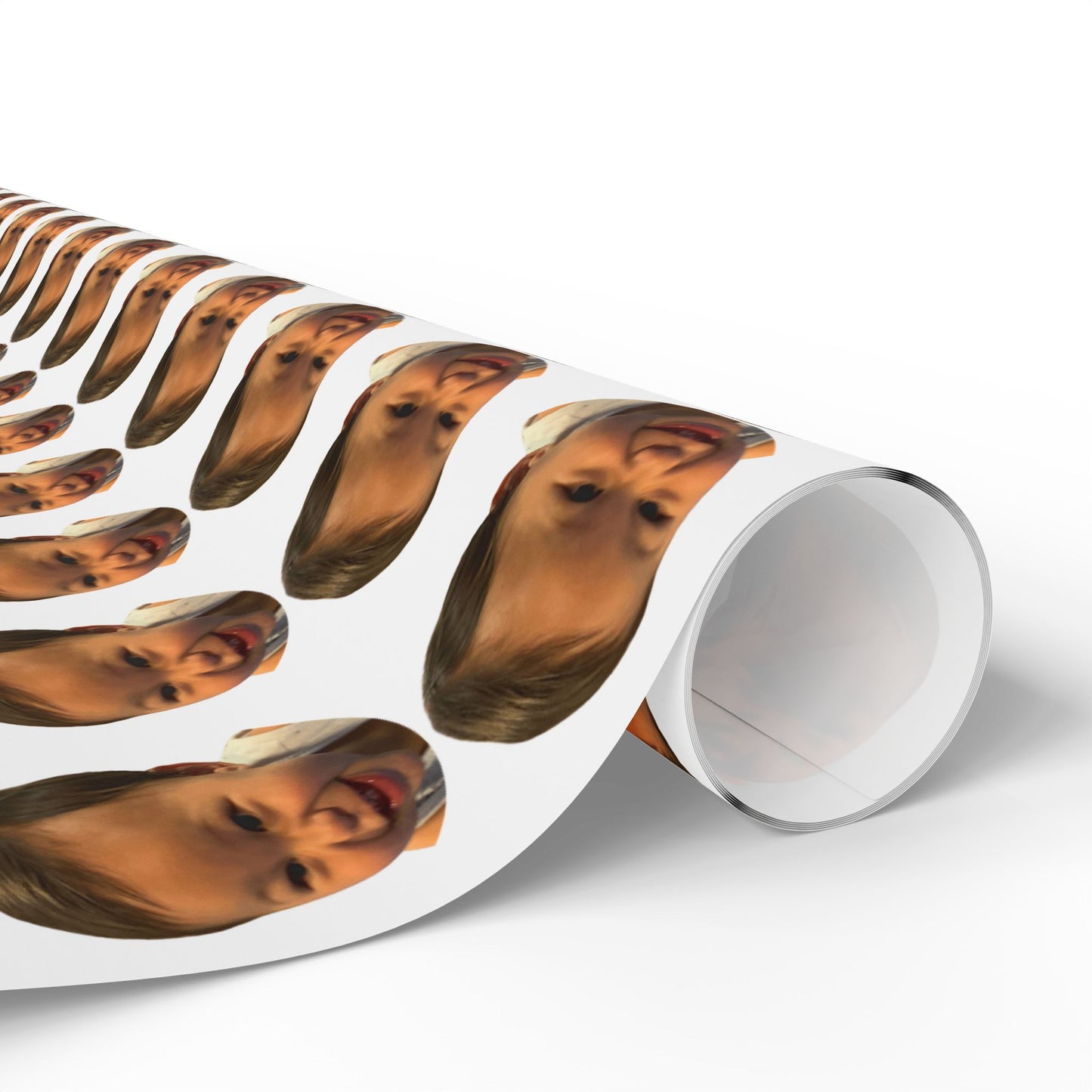 Custom Photo Wrapping Paper with Your Baby Dog Friend or Family