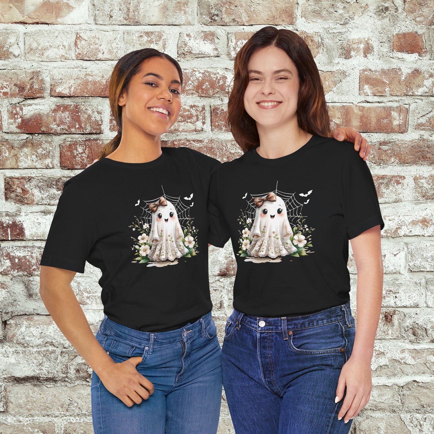 Sweet Spooky Ghost Floral Tee