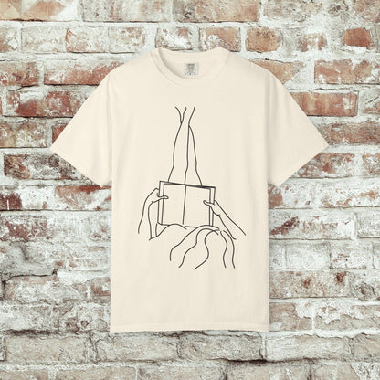 Reader Comfort Colors T-shirt - Feet Up Design