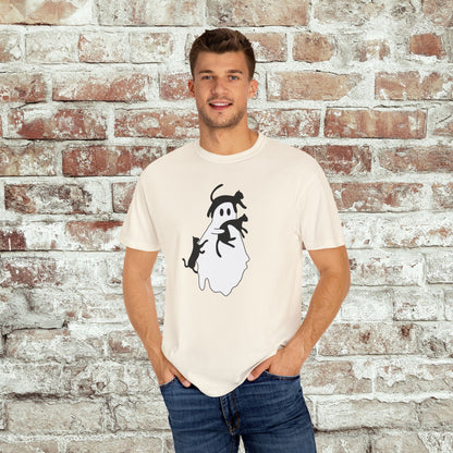 Spooky Ghost & Black Cats Comfort Colors Tee