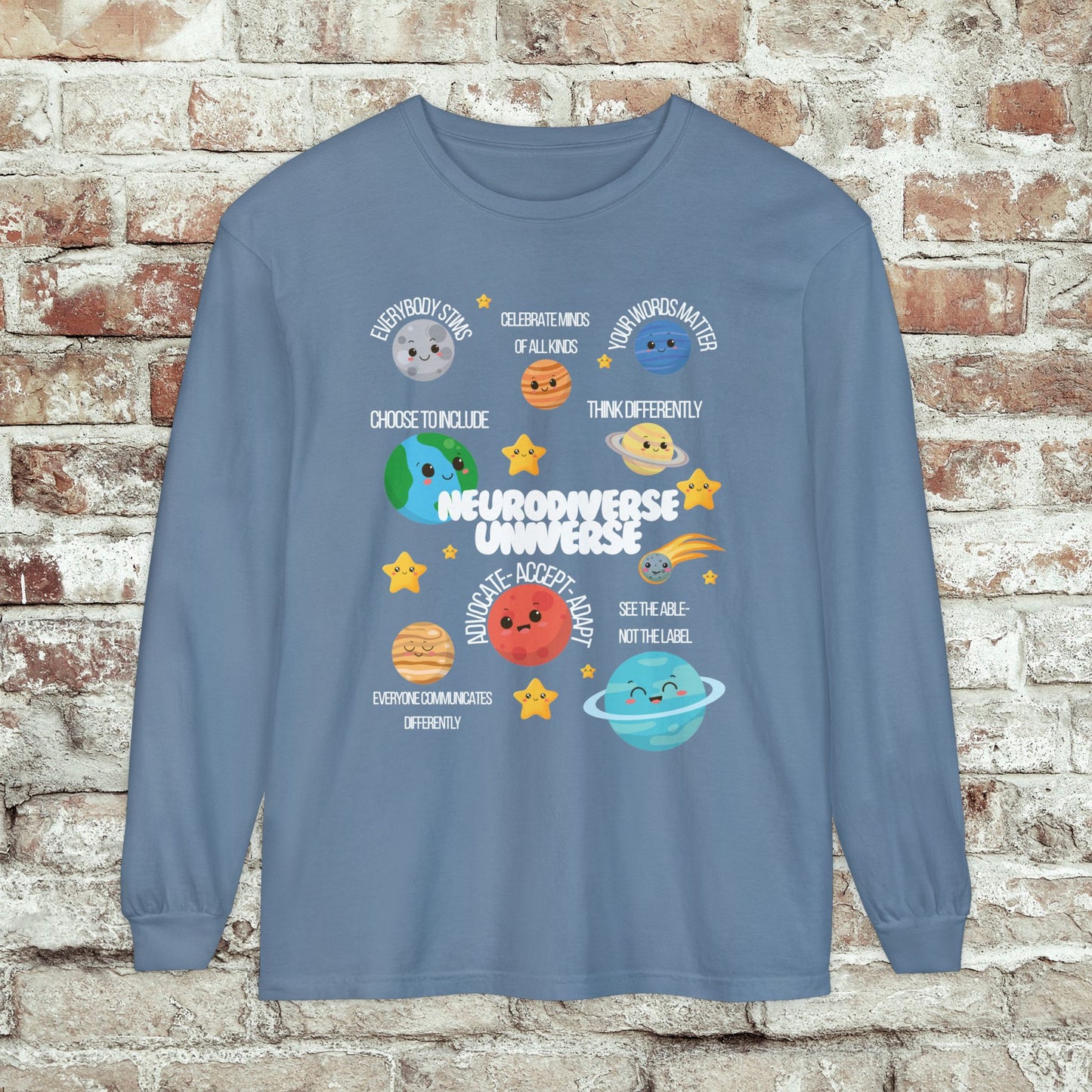 Neurodiverse Universe Long Sleeve Tee