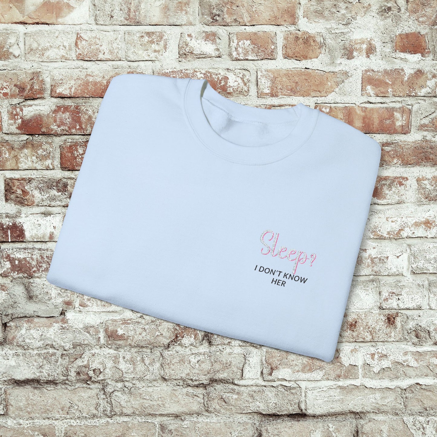 Embroidered Funny Tired Mom Sweatshirt