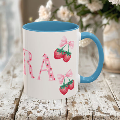 Clara Personalized Strawberry Mug