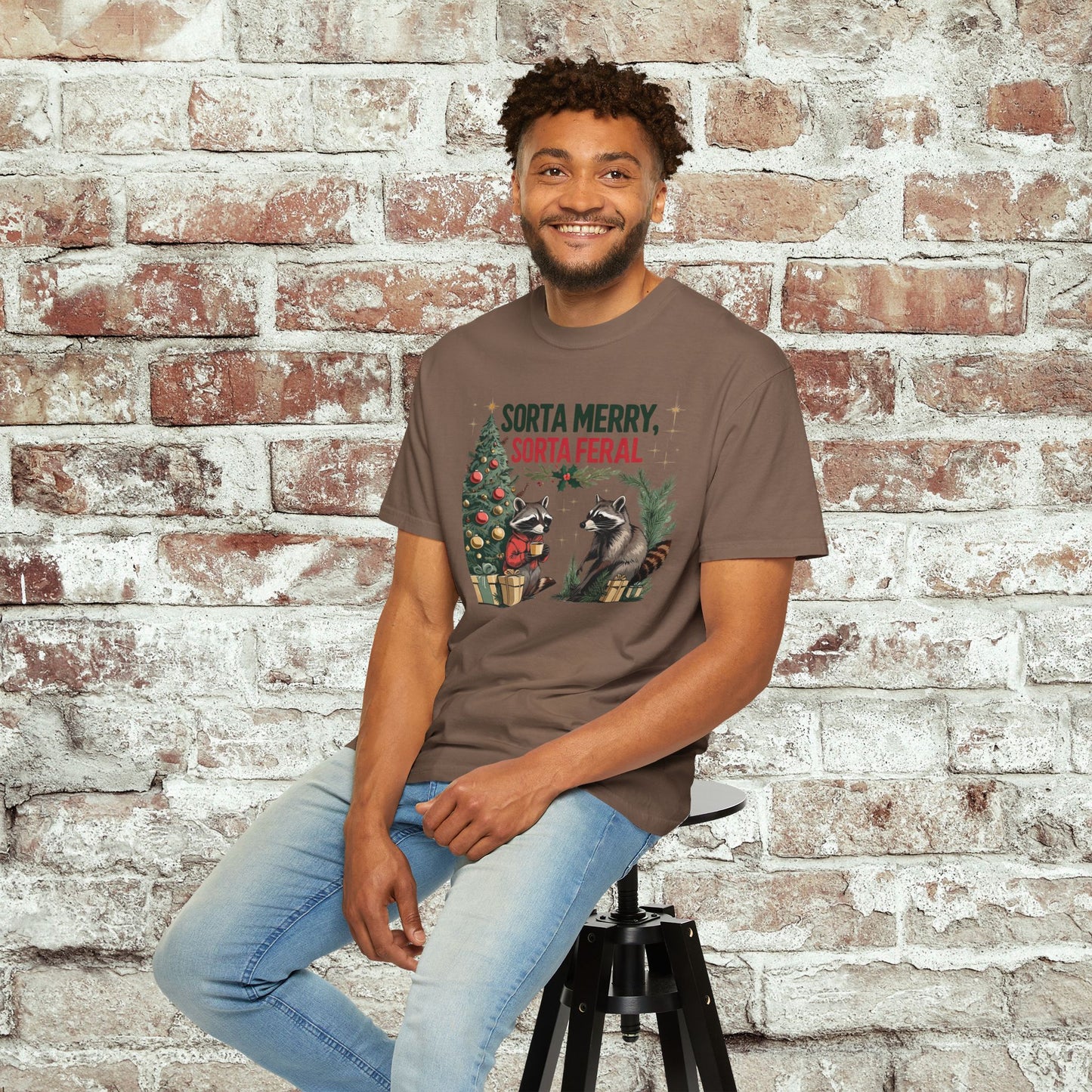 Sorta Merry, Sorta Feral Unisex T-Shirt