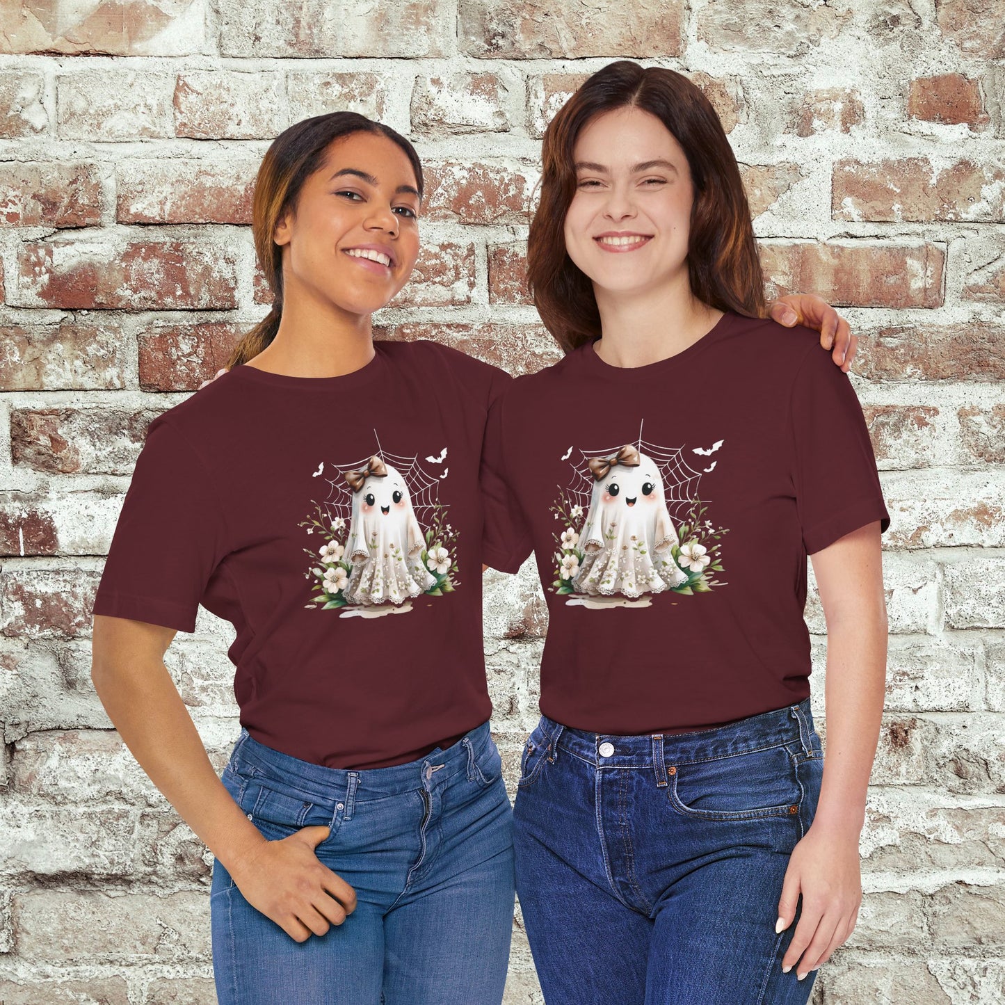 Sweet Spooky Ghost Floral Tee