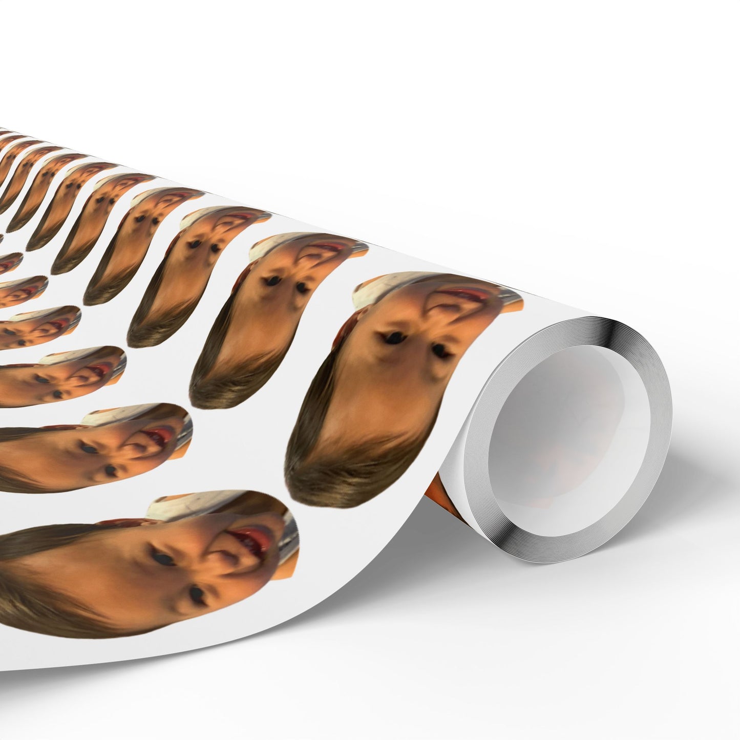 Custom Photo Wrapping Paper with Your Baby Dog Friend or Family