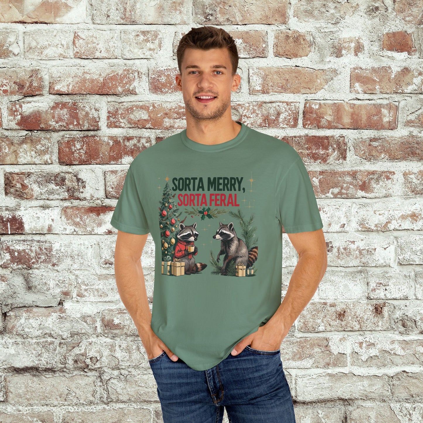 Sorta Merry, Sorta Feral Unisex T-Shirt