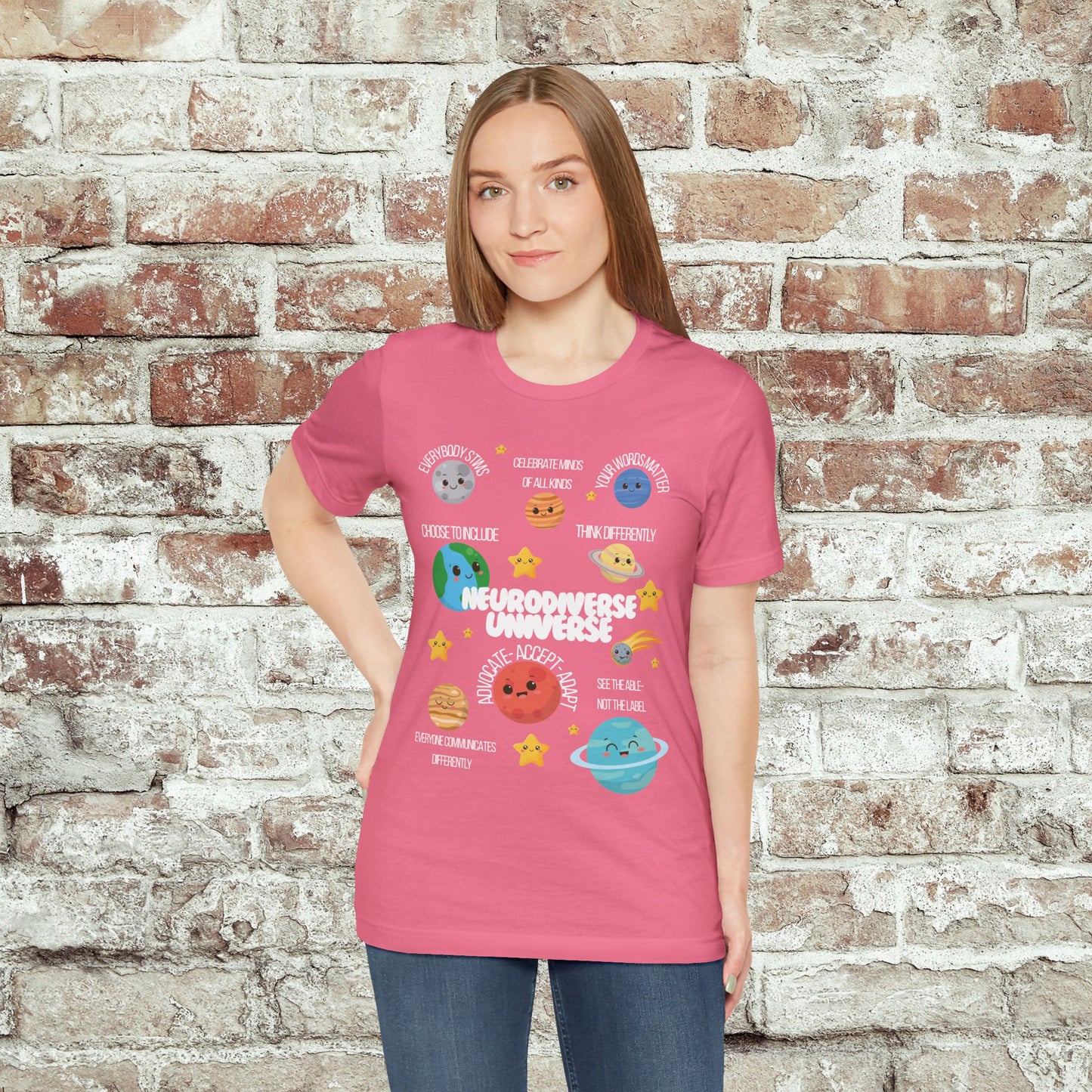 Neurodiverse Universe Shirt | Autism Acceptance Shirt | Mental Health Awareness | Choose to Include Tee