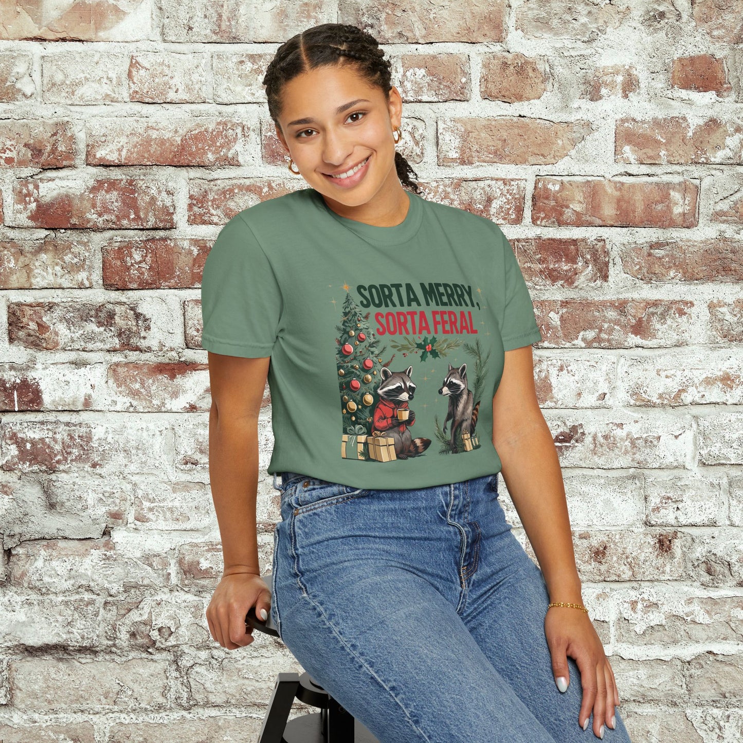 Sorta Merry, Sorta Feral Unisex T-Shirt