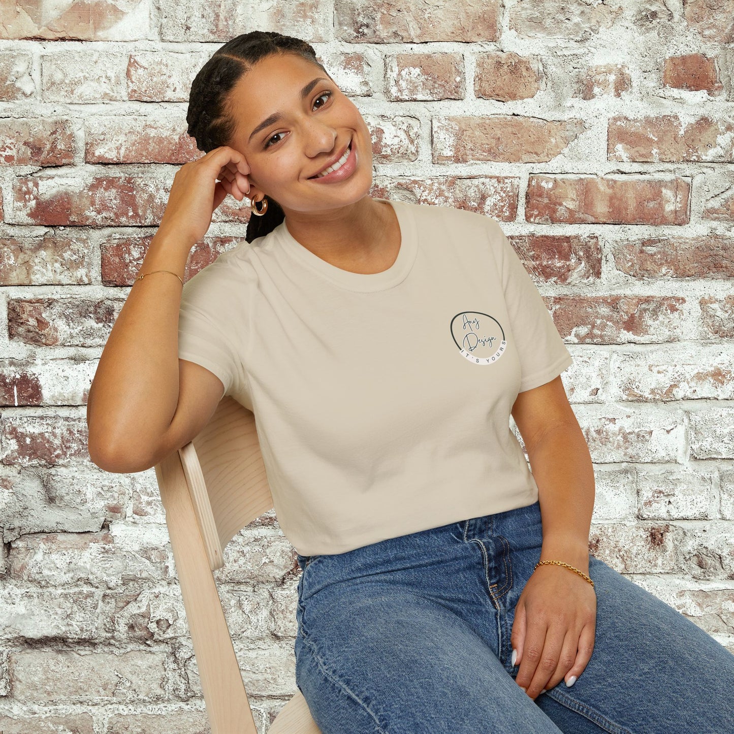 Two Areas- Personalized Unisex Softstyle T-Shirt